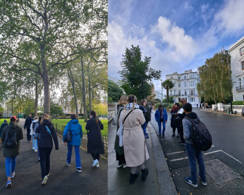Black History Walk close to the Imperial Museum and Black History Walk in Notting Hill - pictures by Gizem Doğrul and Selina Zadina