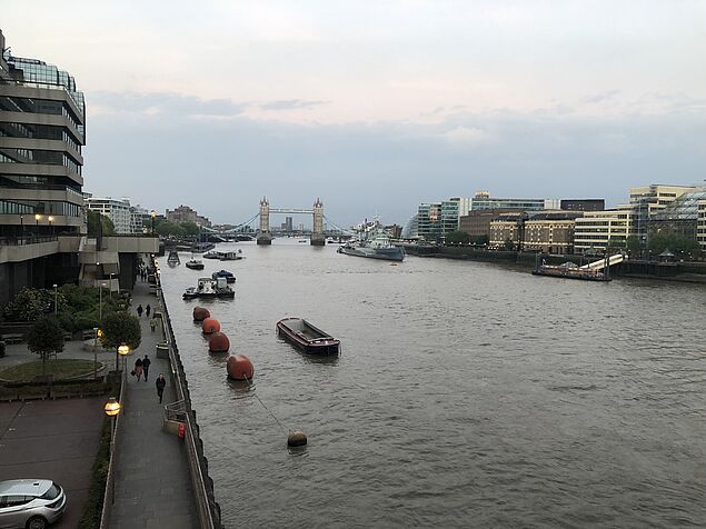 7 View of the Thames and HMS Belfast - picture by Esther Zitterl