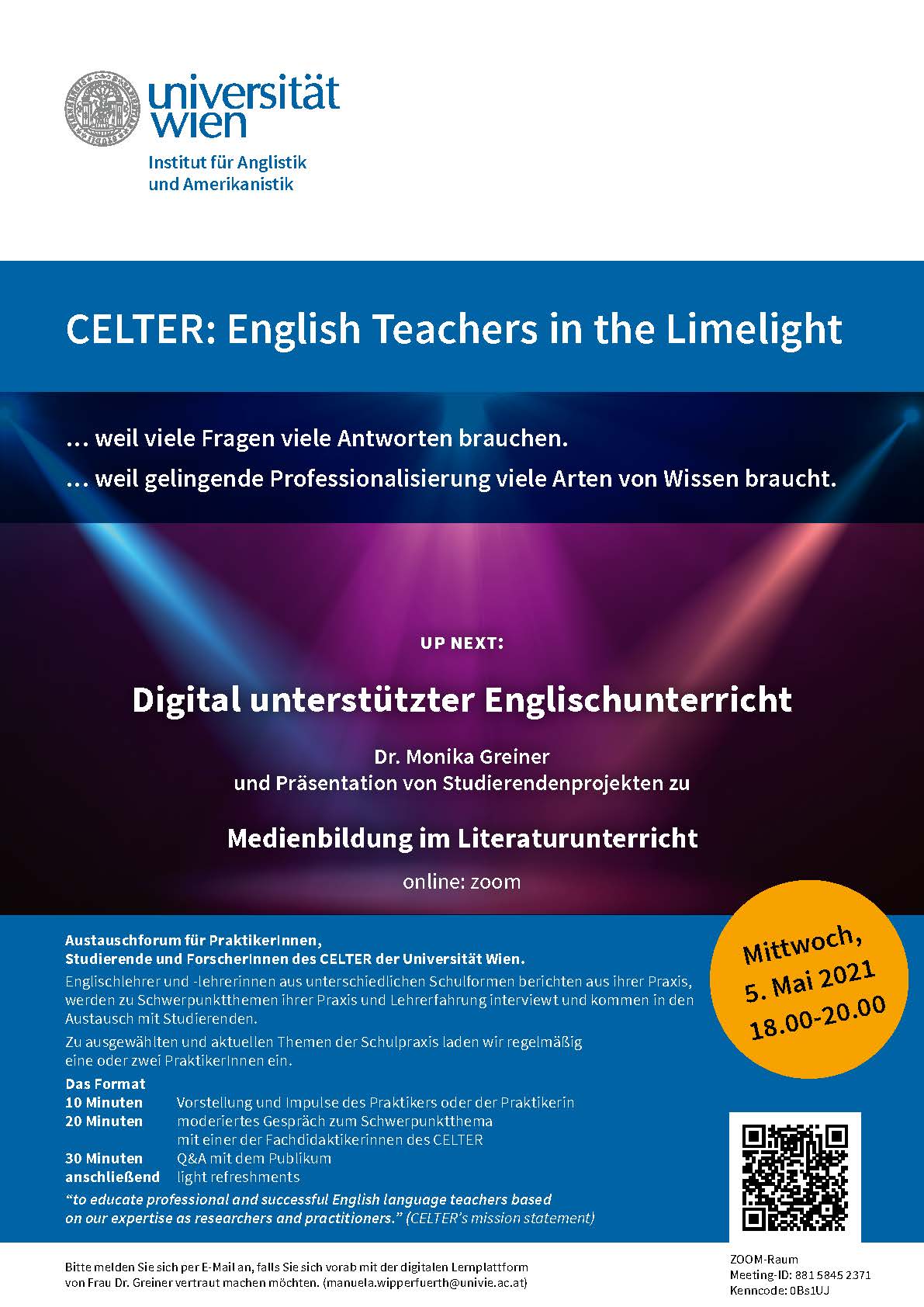 CELTER - English Teachers in the Limelight 